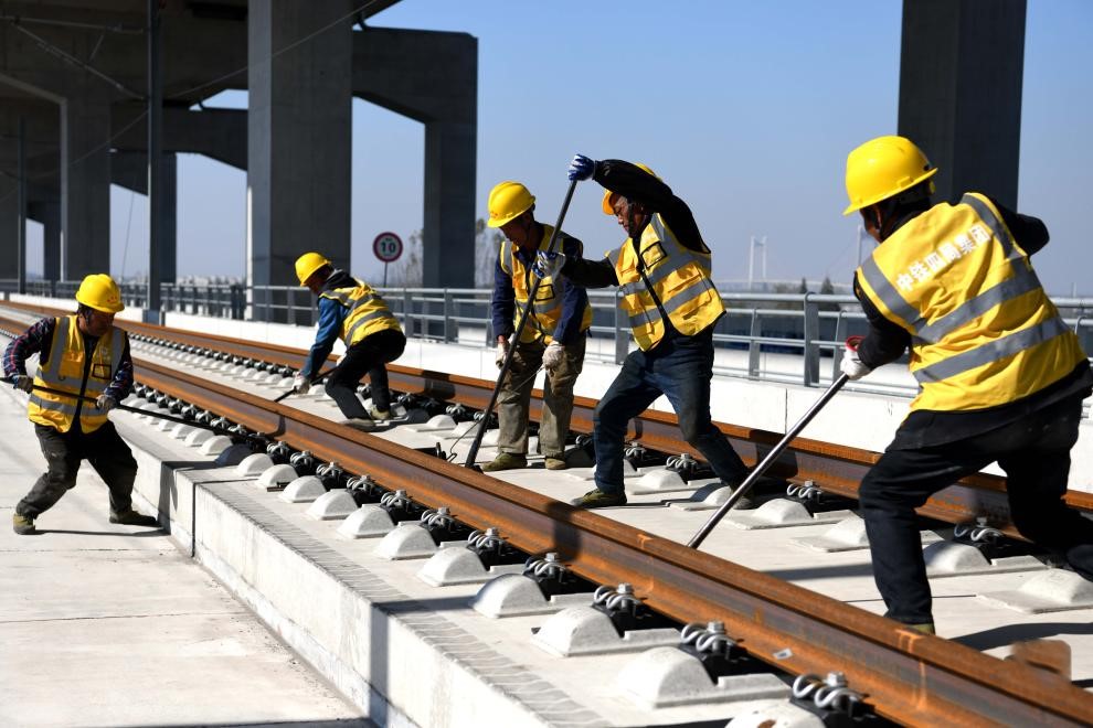 巢馬城際鐵路全線開始鋪軌